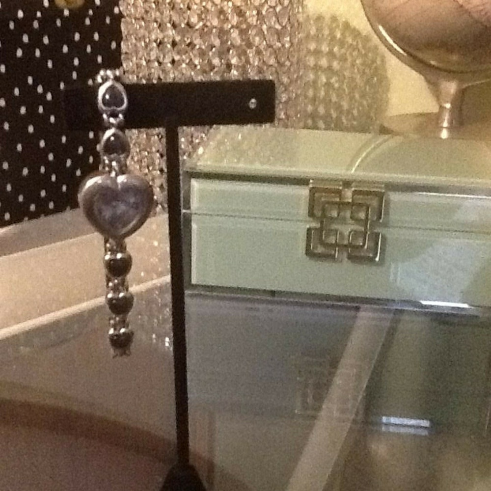 Silver Heart Throb Bracelet Watch